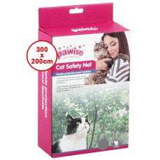 Pawise Balkon ve Pencere İçin Kedi Şeffaf Koruma Ağı 3x2m