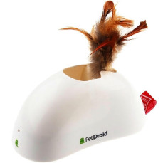 Gigwi Pet Droid Hareket Algılama Sensörlü, Doğal Tüylü Kedi Oyuncağı 10x16x12cm