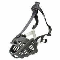 Duvo+ Kauçuk Köpek Ağızlığı Siyah Large