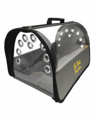 Lüx Şeffaf Fly Bag Çanta ( Siyah )