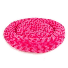 Pet Pretty Simit Peluş Kedi ve Köpek Yatağı Pembe 55x55 cm