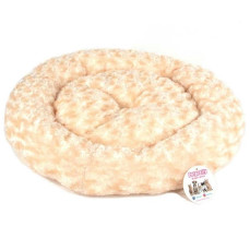 Pet Pretty Simit Peluş Kedi ve Köpek Yatağı Krem 55x55 cm