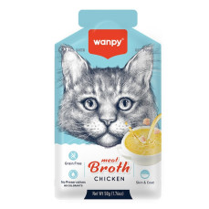 Wanpy Tahılsız Tavuk Etli Kedi Çorbası 50gr