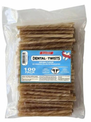 Freshy Dental Twist Doğal Burgu Çubuk Köpek Ödülü 100 Adet (600gr)