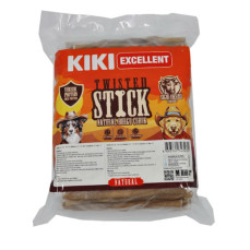KIKI Excellent Doğal Sığır Derisi Köpek Kemirme Çubuğu Natural 100'lü
