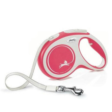 Flexi New Comfort Şerit Otomatik Gezdirme Tasması Kırmızı [Medium] 5m