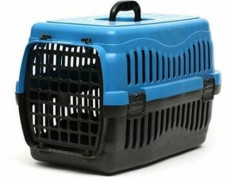 Apco Plastik Kedi-Köpek Taşıma Çantası Büyük Boy 63x43x45cm (Mavi)