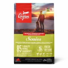 Orijen Senior - (Tavuklu, Yumurtalı, Hindili, Ringa Balıklı ve Ciğerli) Tahılsız Yaşlı Köpek Maması 2KG