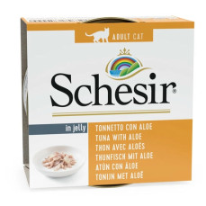 Schesir Jelly - Ton Balıklı ve Aloeveralı Yetişkin Kedi Konservesi 85gr