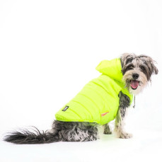 Pawstar Railway Neon Yeşil Orta Irk Köpek Yeleği 9-11KG [2XL] - Su itici özelliktedir