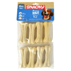 Snacky Beyaz Köpek Çiğneme Kemiği Beyaz 8'li (7.5 cm 180 gr)