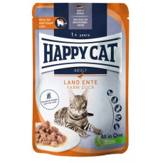 Happy Cat Tahılsız Ördekli Yetişkin Kedi Konservesi 85gr - Kısırlaştırılmış kediler için uygun