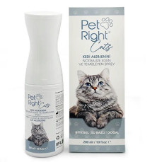 Pet Right Kedi Alerjenlerini Nötralize Eden ve Temizleyen Sprey 200ml - Kedi alerjinizden kurtulun