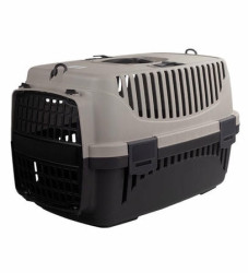 Plast Art Kedi ve Köpek Taşıma Çantası Kahve/Siyah 32 x 48 x 31 cm