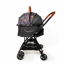 Zampa Bottas Kedi Köpek Arabası Uzay Desenli 48x80x99cm 15Kg