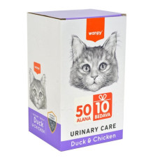 Wanpy Ördek-Tavuklu Kedi Ödülü 60X14 Gr ( Urinary Care ) 60'lı Kutu