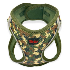 Luckypaw Air Mesh Harness Desenli Köpek Göğüs Tasması Camo (8-13kg) [Large]