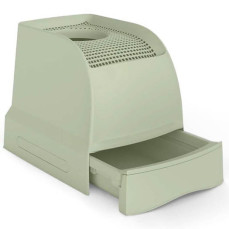 Imac Frida Üstten Girişli, Elekli ve Çekmeceli Kedi Tuvaleti 56x40x43,5cm (Yeşil)