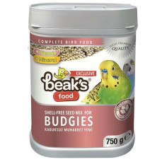 Beaks Kabuksuz Muhabbet Kuşu Yemi 750 gr