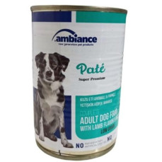 Ambiance Kıyılmış Kuzu Etli ve Pirinçli Yetişkin Köpek Konservesi 415gr