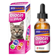 Zonaks Biotinix Premium Cat - Kediler İçin Tüy Dökülmesinde Etkili Biotin Takviyesi 50ml