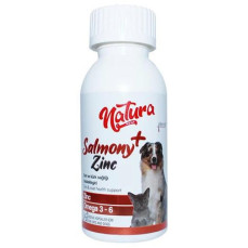 Natura Salmony+Zinc Kedi ve Köpekler İçin Çinko İçeren Somon Yağı 100ml