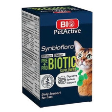 Pet Active Synbioflora Kediler İçin Prebiotic - Probiotic 60 Tablet