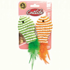Catlife Kediler İçin 2li Tüylü Balık Oyuncak