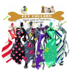 Kafuli Kravatlı Boyun Tasması 1 Adet (Karışık Renk/Desenlerde)