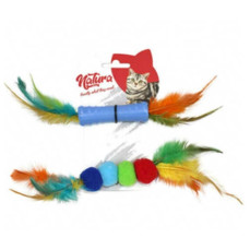 Natura Plastik ve Toplu İkili Diş Kaşıma Kedi Oyuncak