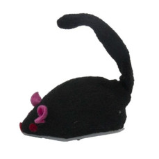 Catlife Süper Hızlı Çekçekli Tekerlekli Fare Kedi Oyuncağı 7cm