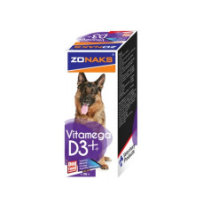 Zonaks Vitamega Köpekler İçin D3 ve Omega 100 ml