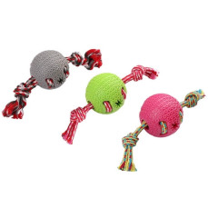 Eastland İpli Plastik Top Köpek Oyuncağı 7 Cm