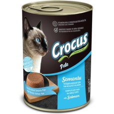Crocus Pate - Kıyılmış Somonlu Yetişkin Kedi Konservesi 400gr