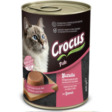 Crocus Pate - Kıyılmış Kuzulu Yetişkin Kedi Konservesi 400gr