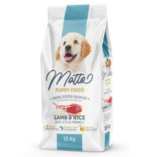 Motto Kuzulu ve Pirinçli Yavru Köpek Maması 15 Kg