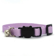 LuckyPaw Çıngıraklı Kedi Boyun Tasması 1x30cm (Lila)