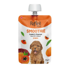 Reflex Plus Smoothie Kuzu Etli ve Papayalı Yavru Köpek Ödül Maması 85gr