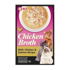 Ciao Chicken Broth Tavuk Sulu ve Somonlu Kedi Çorbası 50 Gr