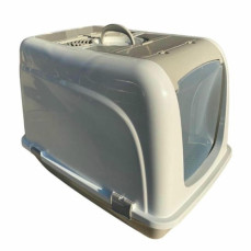 ŞY Kapalı Kedi Tuvaleti Büyük Boy Gri 46*66*52 cm