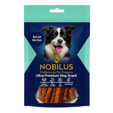 Nobilus Köpek Ödül Maması Biftekli Çubuklar 80 Gr
