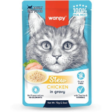 Wanpy Pouch Tavuklu Kedi Konservesi 70 gr
