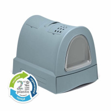 Imac Zuma Çekmeceli Kapalı Kedi Tuvaleti Mavi