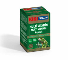 Kiki Excellent Sürüngen ve Amfibiler İçin Muzlu Kalsium Tozu 100 Gr