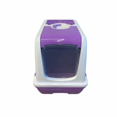 Şenyayla Çekmeceli Orta Boy Kapalı Kedi Tuvaleti Mor