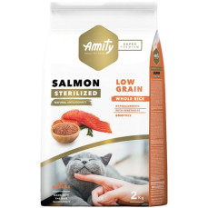 Amity Super Premium HYPO-ALLERGENIC Somonlu Düşük Tahıllı Kısırlaştırılmış Kedi Maması 2KG