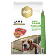 Amity Süper Premium HYPO-ALLERGENIC Kuzulu Düşük Tahıllı Yetişkin Köpek Maması 4KG