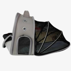 Lavista Paris Pro Kedi Köpek Fileli Taşıma Çantası Füme