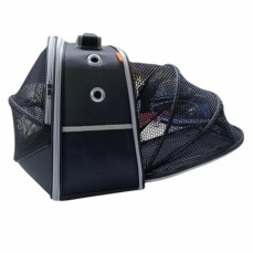 Lavista Paris Pro Kedi Köpek Fileli Taşıma Çantası Siyah