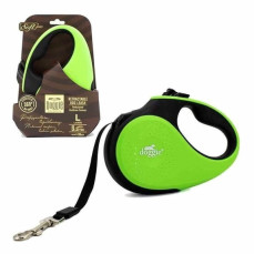 Doggie Otomatik Uzatma Tasması Soft Seri Yeşil 12Kg/3Mt